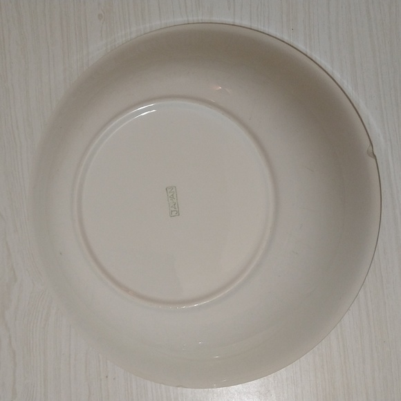 Vintage Ironstone Ware Serving Bowl Hand Crafted Floral Design Made In Japan - Picture 2 of 5